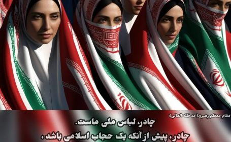 از بیانات مقام معظم رهبری: چادر لباس ملی ماست. چادر، پیش از آنکه یک حجاب اسلامی باشد ، یک حجاب ایرانی است. مال مردم ما و لباس ملی ماست.